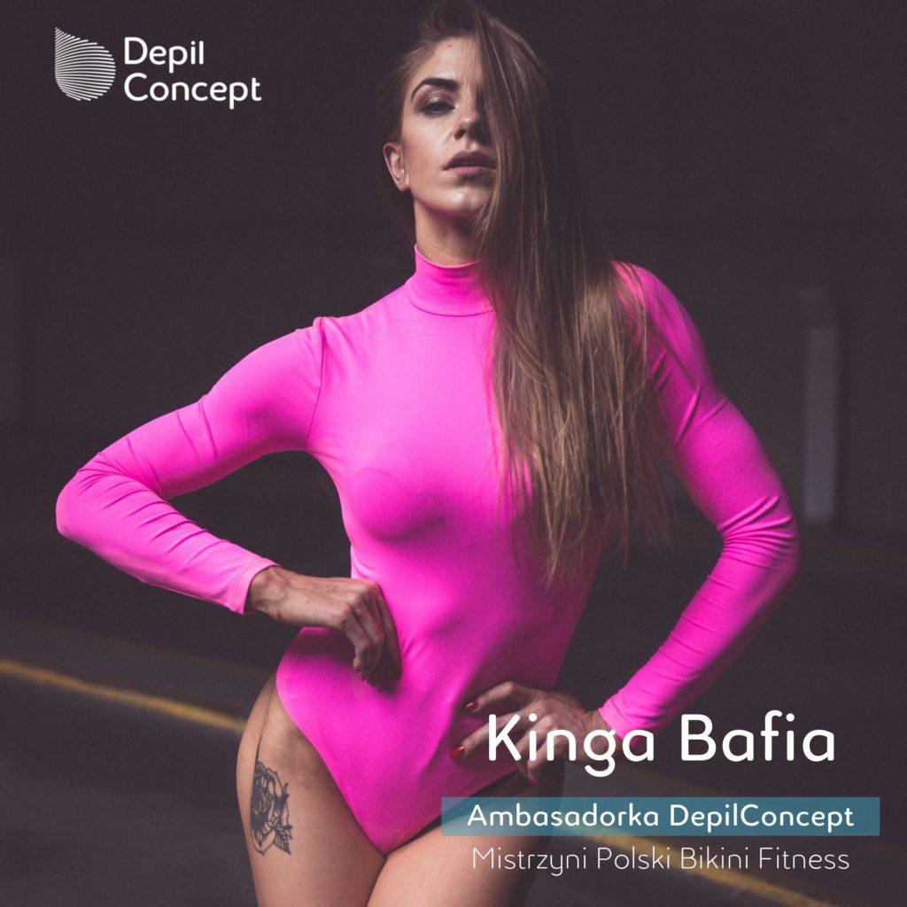 Mistrzyni Polski Bikini Fitness Kinga Bafia DepilConcept 