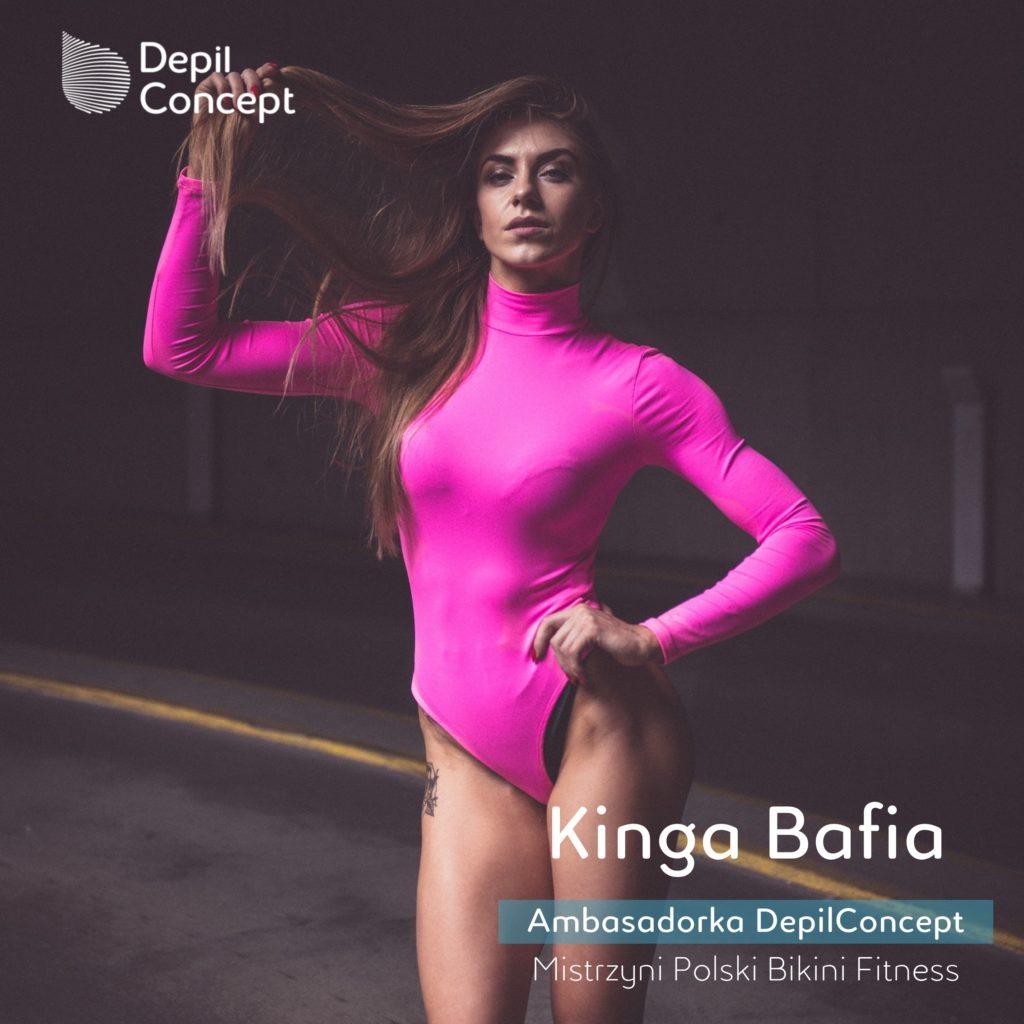 Mistrzyni Polski Bikini Fitness Kinga Bafia DepilConcept 