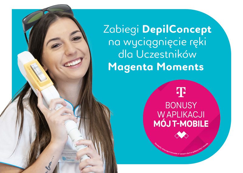 Rabat na zabiegi depilacji dla uczestników Programu Magenta Moments