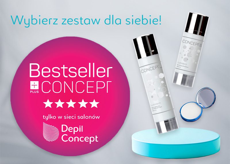 BESTSELLER CONCEPT+ Lumiderm – sposób na promienną cerę bez przebarwień!