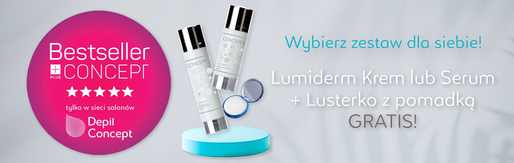 BESTSELLER CONCEPT+ Lumiderm – sposób na promienną cerę bez przebarwień!