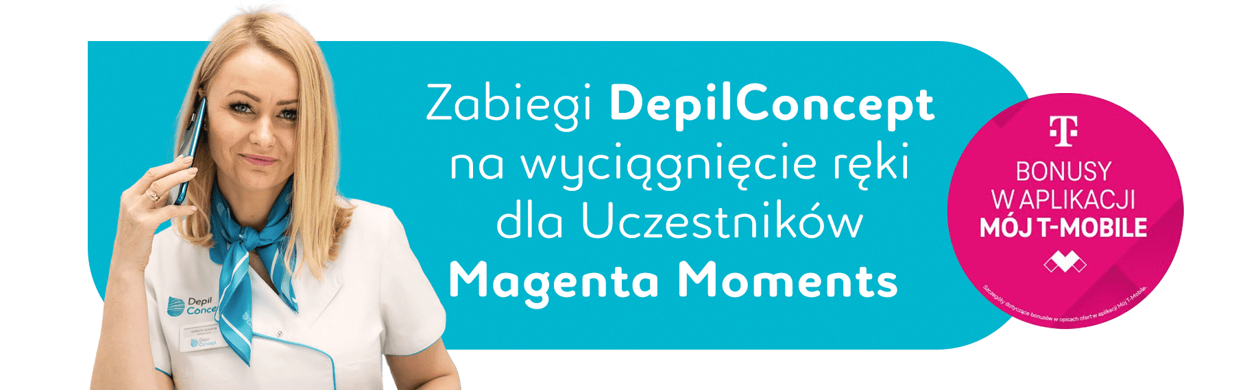 Rabat na zabiegi depilacji dla uczestników Programu Magenta Moments